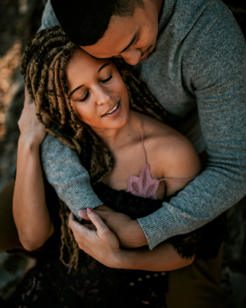 Atlanta Couples Photographer, a couple hold each other warmly